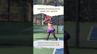 Akasha Urhobo, the young maestro of the tennis court!