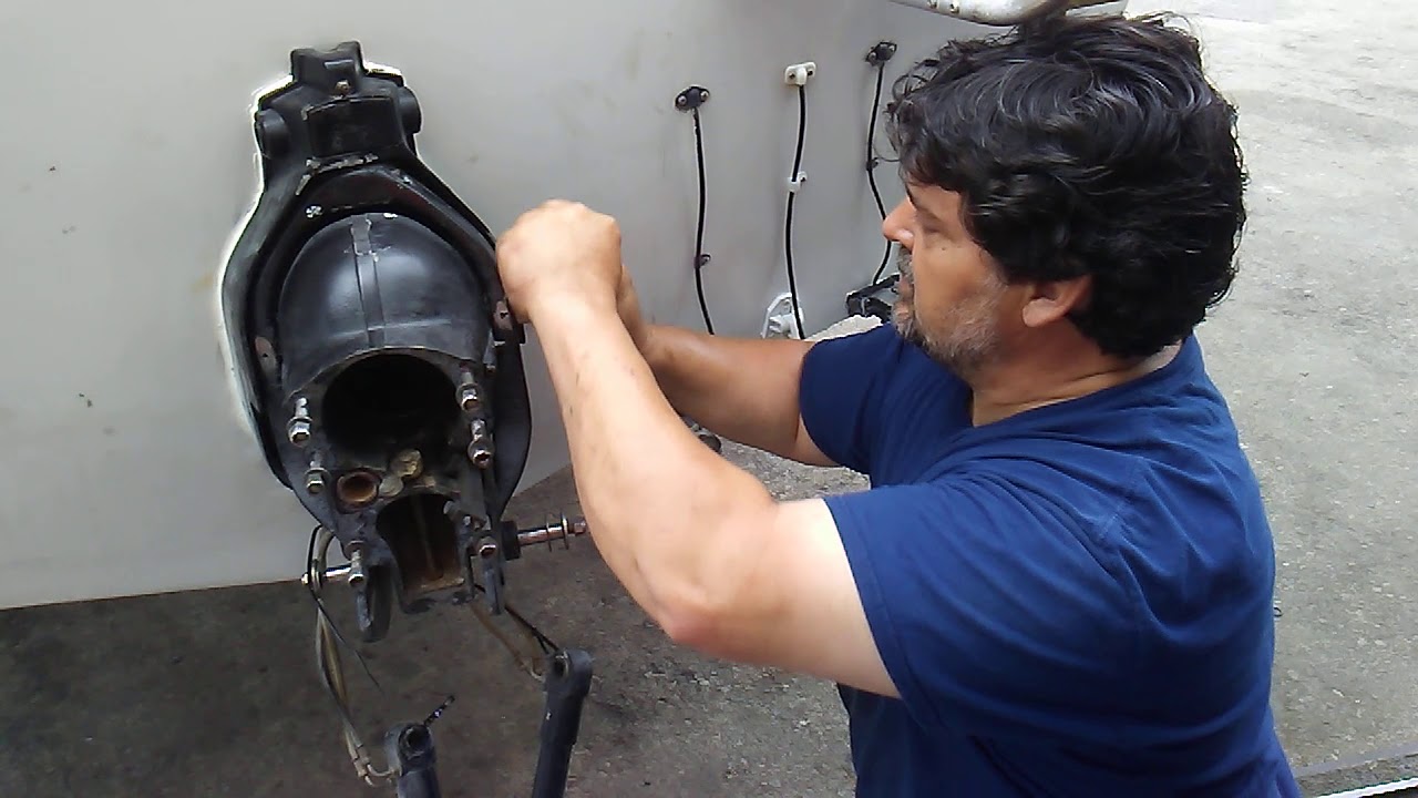 1974 starcraft boat gimbal removal and bellow replacements