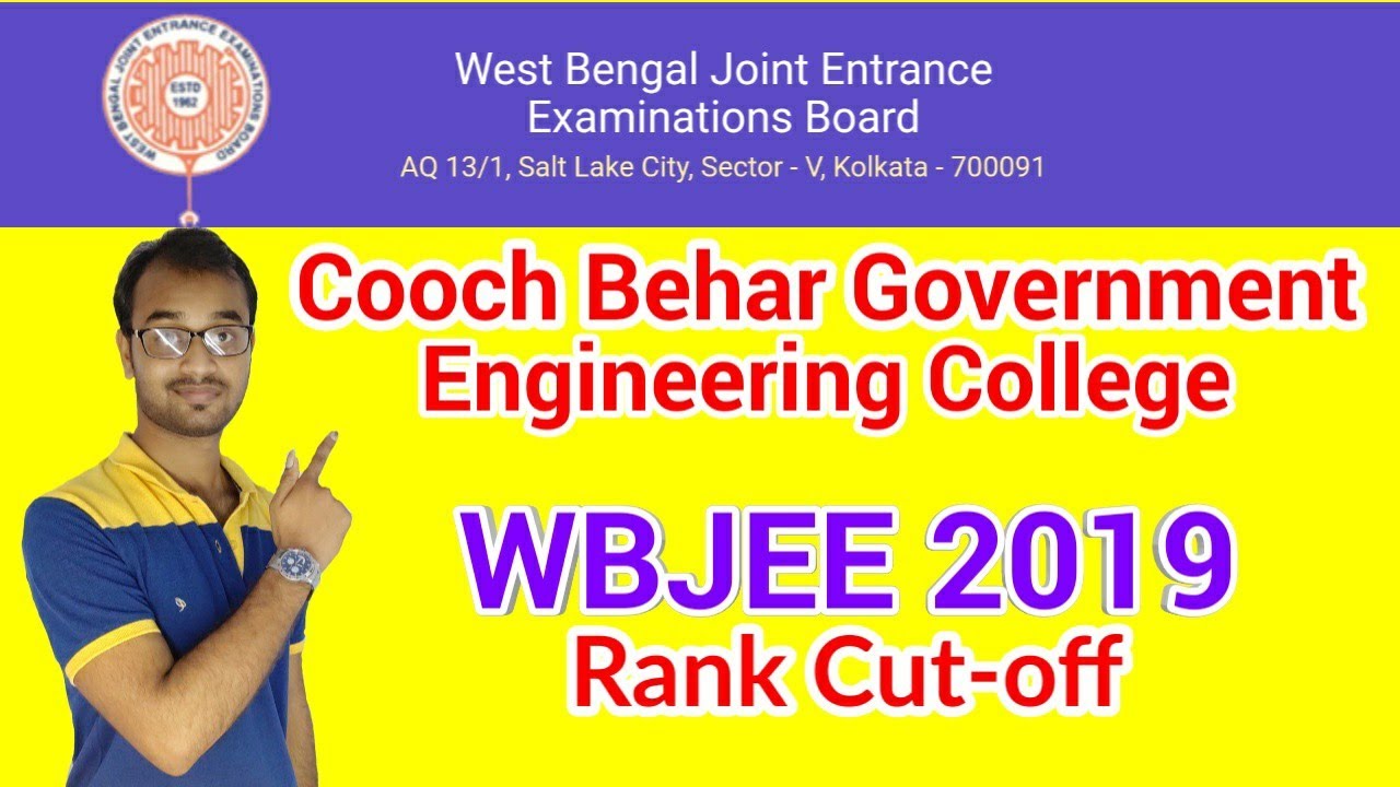 WBJEE - Cooch Behar Government Engineering College Rank cutoff