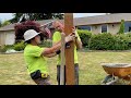 Build a Cedar Privacy Fence, Part 1 – Install the Posts