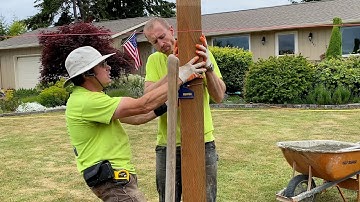 Build a Cedar Privacy Fence, Part 1 – Install the Posts