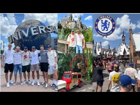 Chelsea Players Steals the Show with SIGHTING ? in Universal Studios, Florida ??, Sterling, Conor