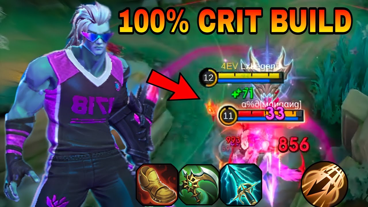 MOSKOV 100% CRIT BUILD UNSTOPPABLE DAMAGE! 🔥 Mobile Legends Bang Bang ...