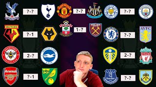 Premier League Score Predictions - EPL Week 4 - BACK to NORMAL Football