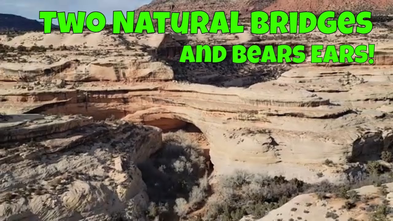 Two Bridges in Natural Bridges National Monument in Utah