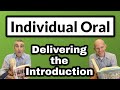 IB English Individual Oral Introduction Quiz
