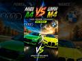 🔥🏁 AUDI A4 vs. BMW M4 — A BATTLE OF SPEED AND CHARACTER! 🏁🔥