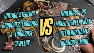 ThredUp 15 Piece Mixed Jewelry VS Poshmark Bundle Which one was Better?