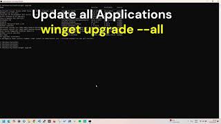 Update Windows Apps with a Single Command!