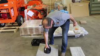Check out this awesome battery powered material lifter!