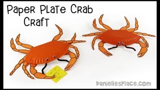 Crab Paper Plate Crafts and Learning Activities for Kids