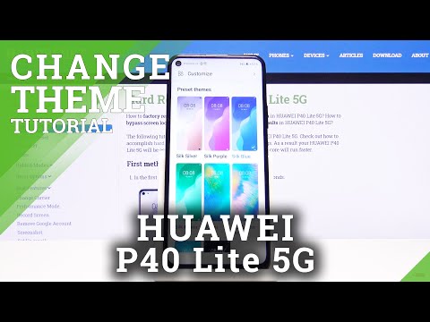 Huawei P40 Lite 5G Change Device Theme