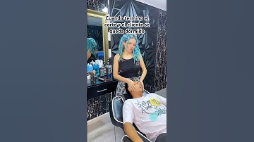 No se queden dormido por favor🥺💈 #youtubeshorts #clientes #humor #barbero #cortedepelo #barbershop
