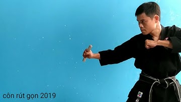 CÔN NHỊ KHÚC INOX, SIÊU RÚT GỌN tại #KANSHOP. #Nunchaku shop