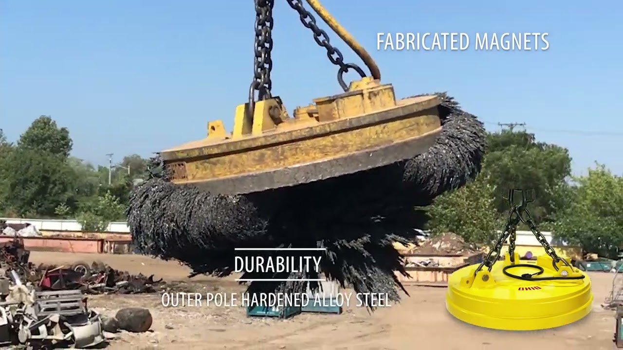 Ohio Magnetics Lifting Magnets for Ferrous Scrap and Steel Handling