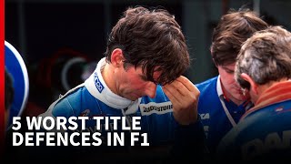 The 5 Worst Title Defences In F1 History