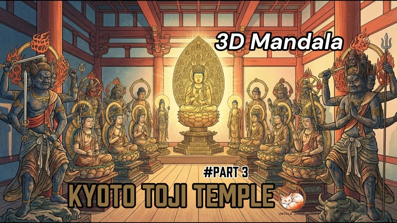 Тысячелетняя трехмерная мандала: геометрический лабиринт Кукая #Часть 3 ｜ Японское святилище ⛩️