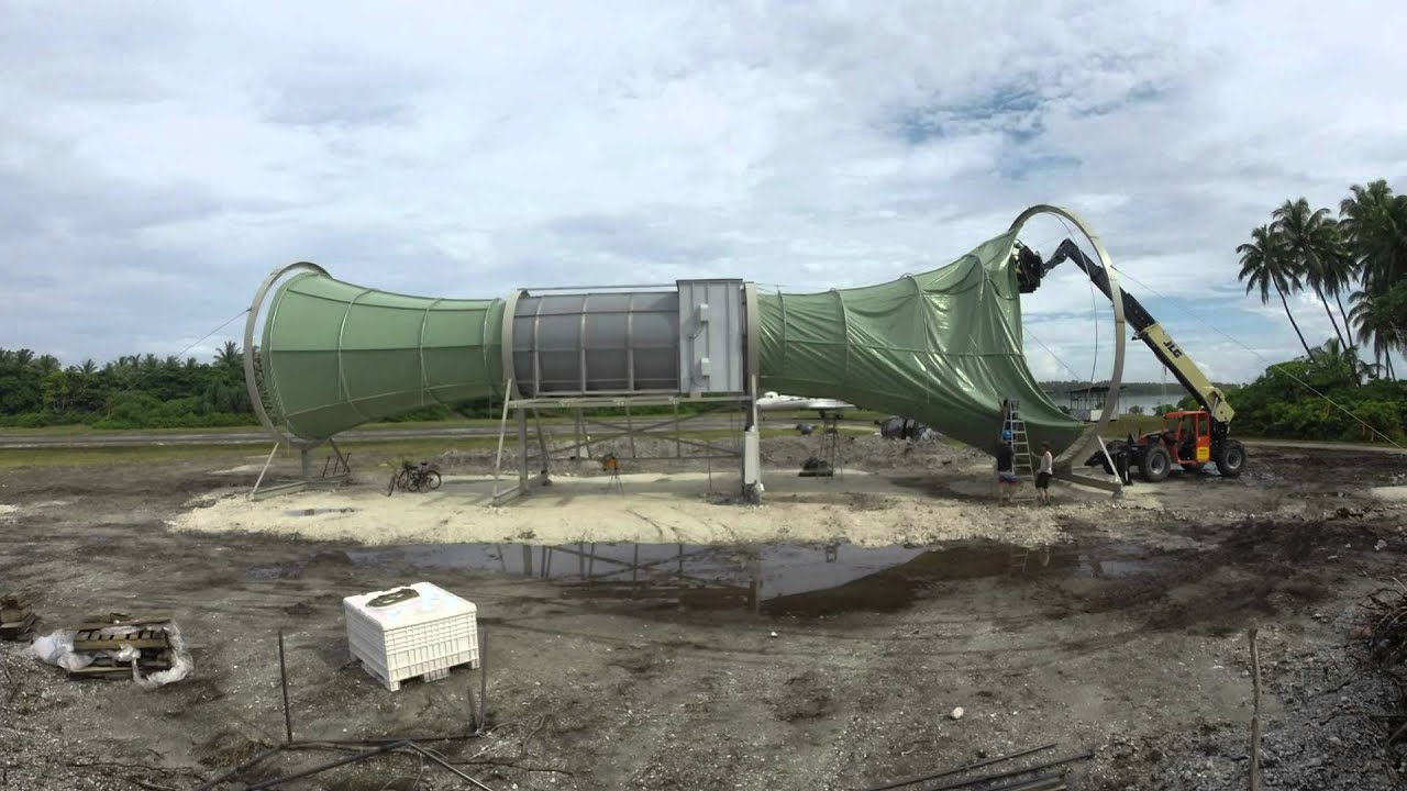 solar pool heater Palmyra Atoll Wind Generator Buildout - speedy!