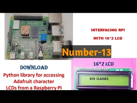 How to Interface Raspberry Pi with 16*2 LCD DISPLAY #IOT LAB #LCD DISPLAY