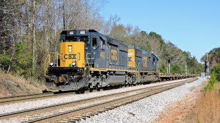 HD: CSX 4063 leads CSX K566-03 in Newnan, GA