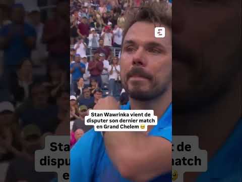 🥺 C'EST LA FIN...Stan Wawrinka vient de disputer son dernier match en Grand Chelem #wawrinka