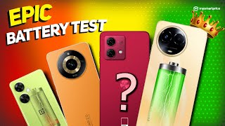 Moto G84?EPIC Battery & Charging Test⚡ft. Realme 11, Narzo 60 & Nord CE 3 Lite