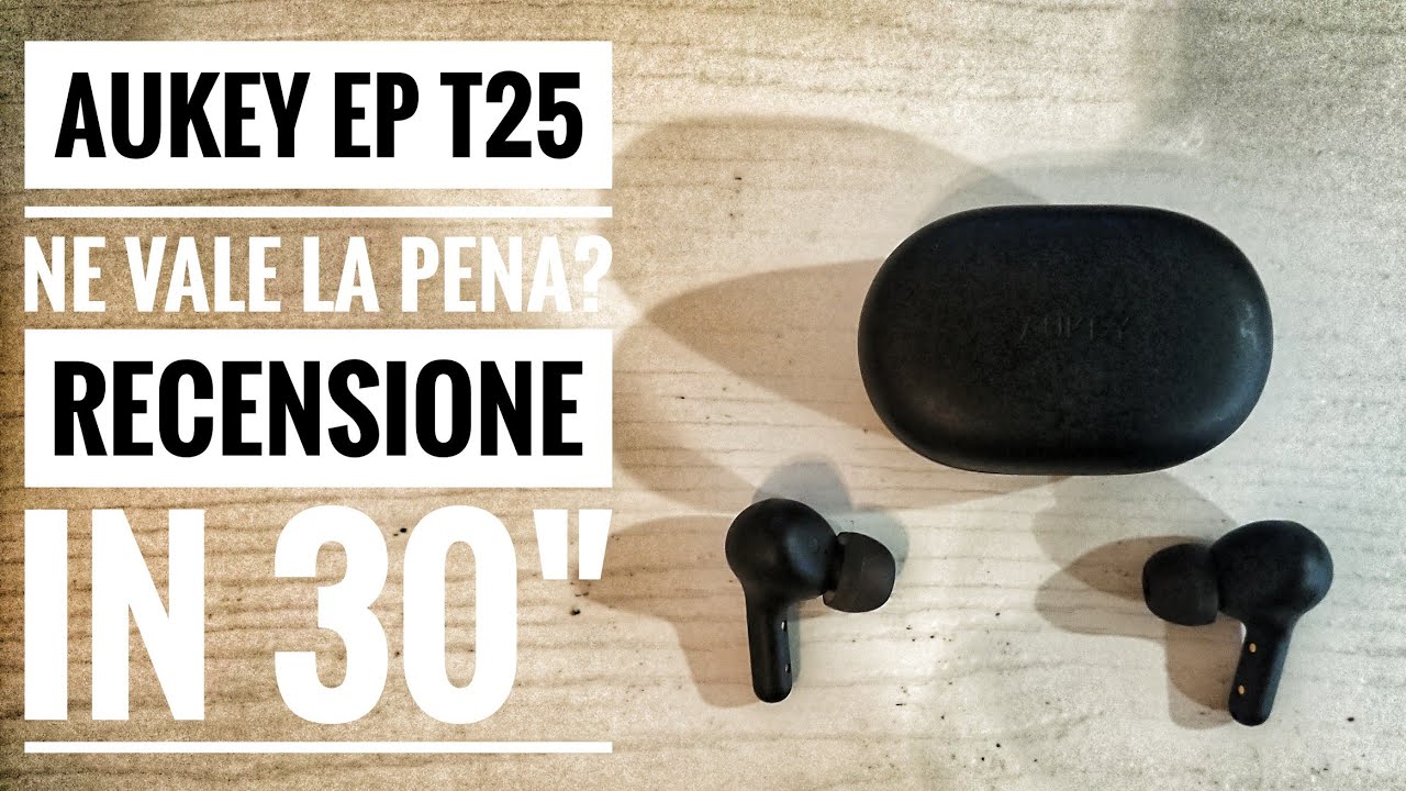 Cuffie AUKEY EP T25 - le PIÙ VENDUTE su AMAZON! RECENSIONE IN 30\