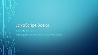 Coding: JavaScript Basics, Part 1