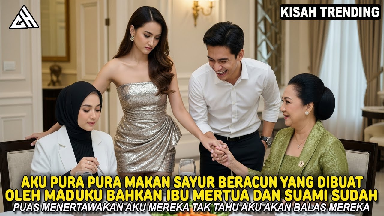 AKU PURA PURA MAKAN SAYUR BUATAN MADUKU YANG SUDAH DIBERI RACUN - SUAMI DAN IBU MERTUA MALAH TERTAWA