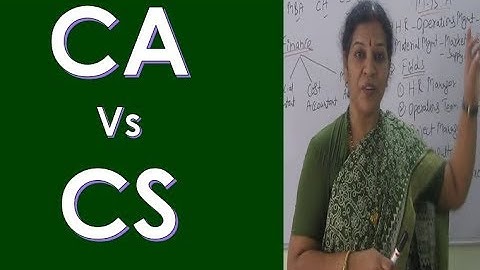 What to choose - "CA     OR    CS? " By Dr.Devika Bhatnagar