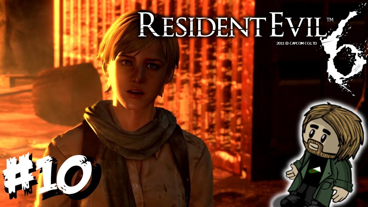 Resident Evil 6 w/ TheTeshTube | 10 | Sharks and Sherry!