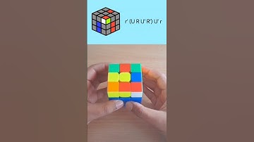 Advanced F2L Algorithm #shorts #f2l #rubikscube
