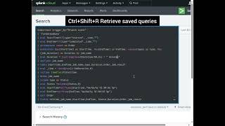 Splunk Search Assistant chrome extension demo