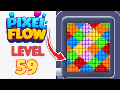 Pixel Flow Level 59 Walkthrough - YouTube