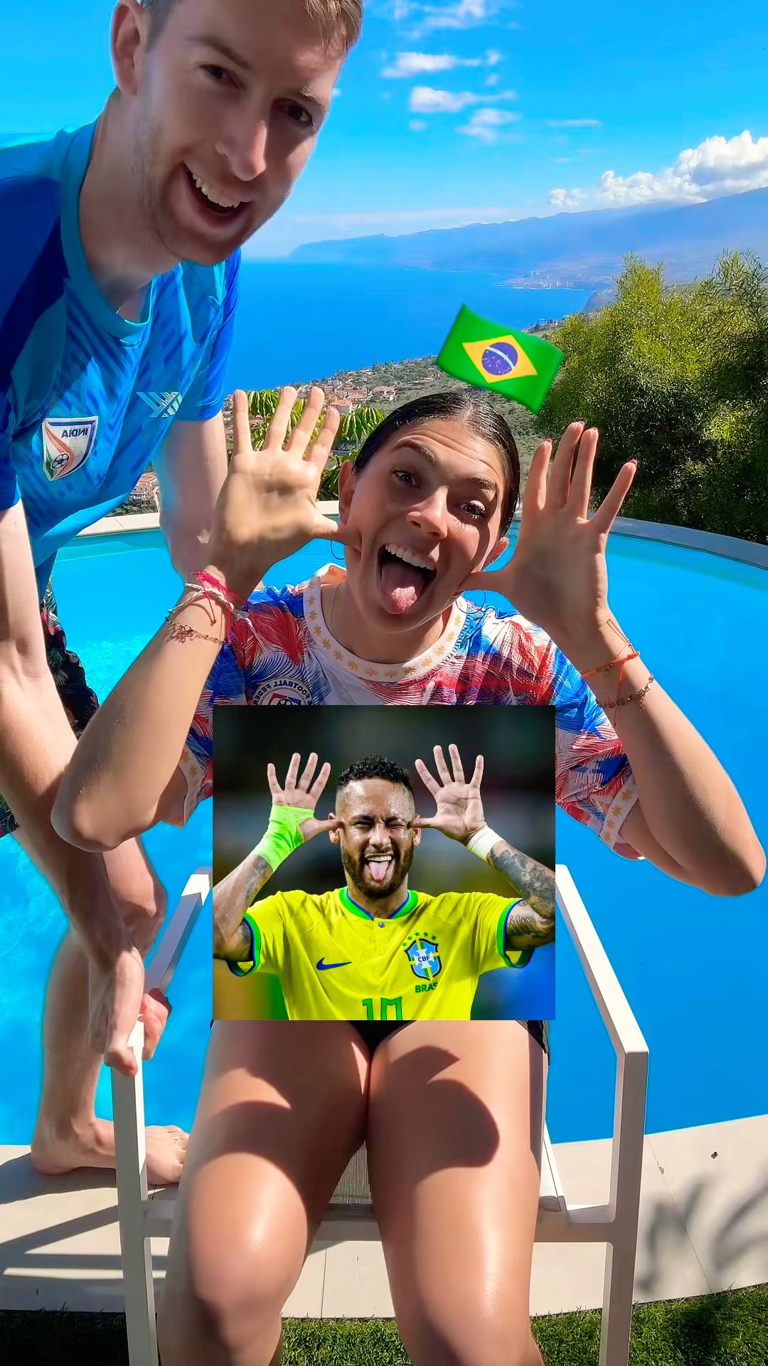 Celebrate or Swim ?⚽️