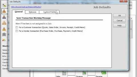 Sage 50 Tutorial Creating Custom Fields for Jobs Sage Training Lesson 11.2