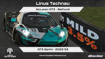 iRacing - 23S3 - McLaren GT3 - GT3 Sprint - Bathurst - LT