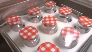 Envasado al vacío de tarros de cristal - Conservación de alimentos |  Máquinas Febal