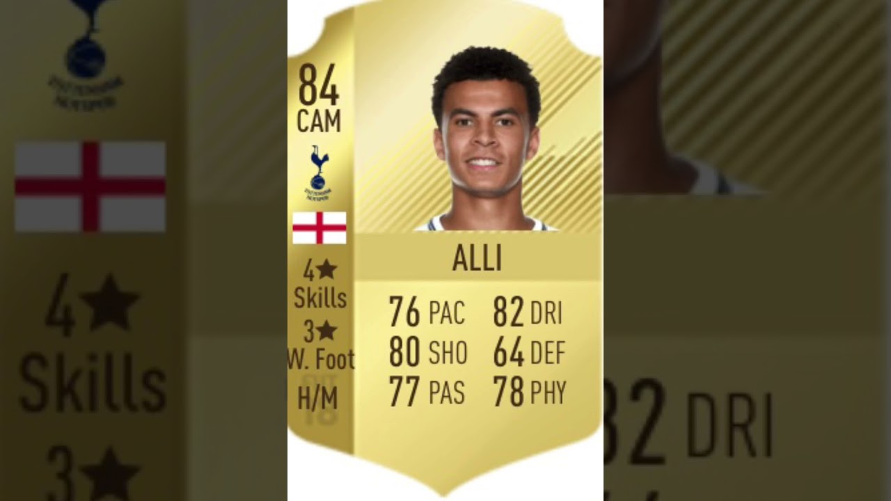 Dele Alli fifa 18 rating compared to his fifa 22 raising (He had so much potential 😢)