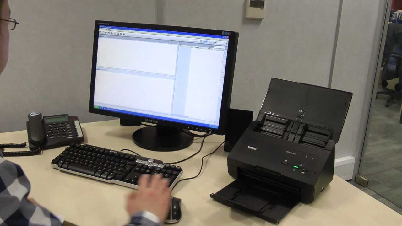 BMI Solutions Brother ADS2100 Scan Business Card Export to Outlook