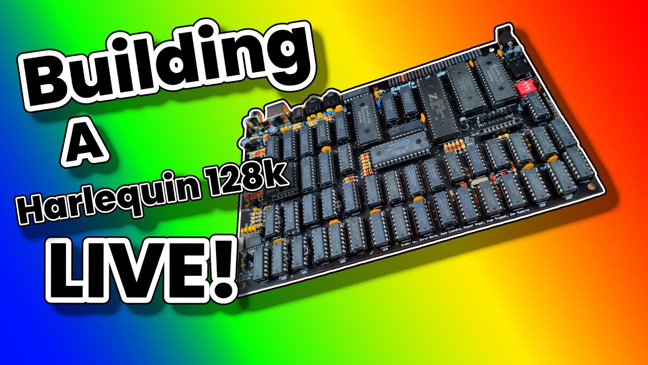 Building a ZX Harlequin 128k LIVE! - YouTube