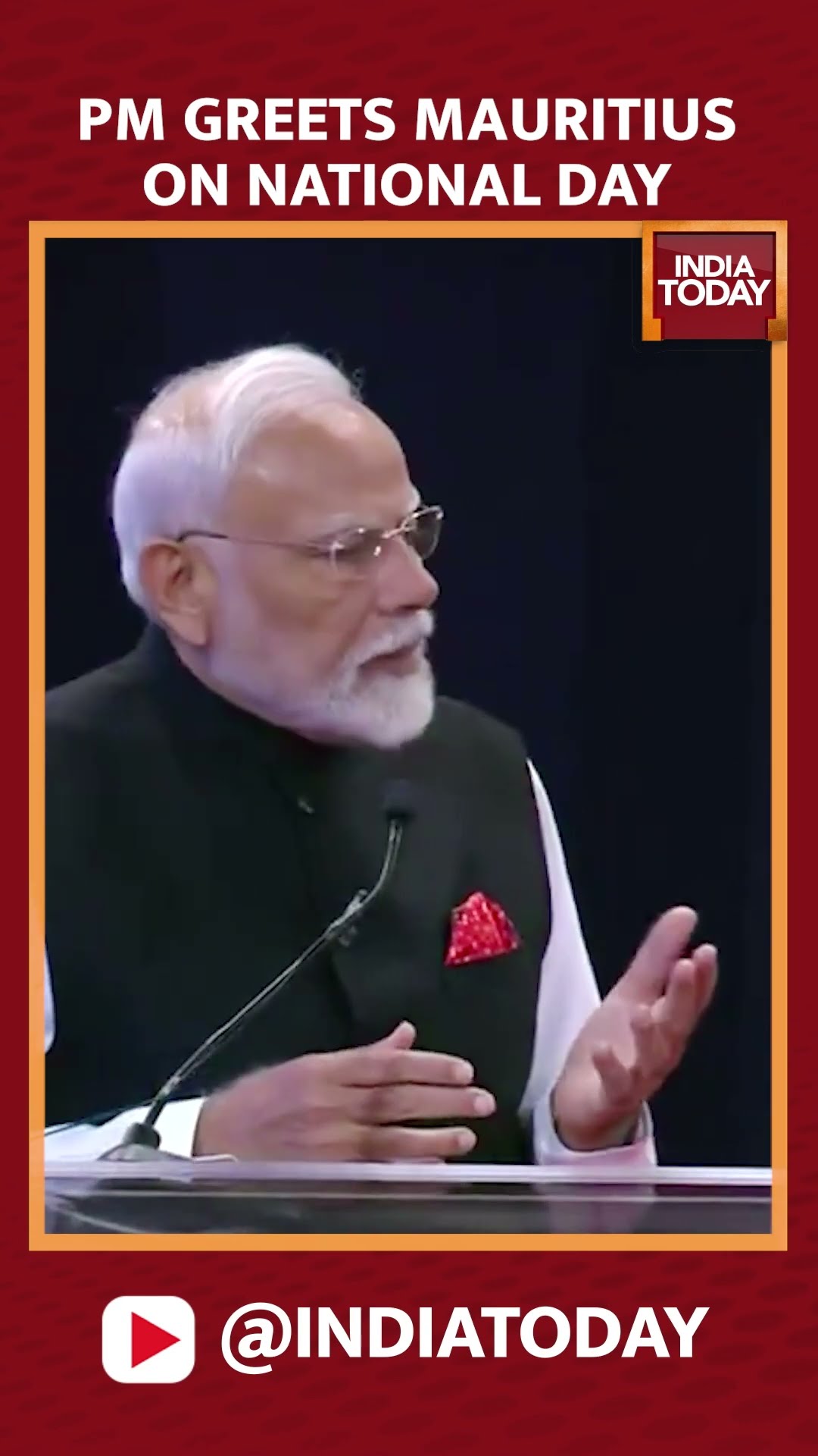 PM Modi Greets Mauritius On National Day | #pmmodi #mauritiusnews #mauritiusnationalday #indiatoday