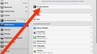 How to set "Do Not Disturb" to allow calls from Everyone on iPad with iOS 6. WWW.I-L.CO screenshot 4