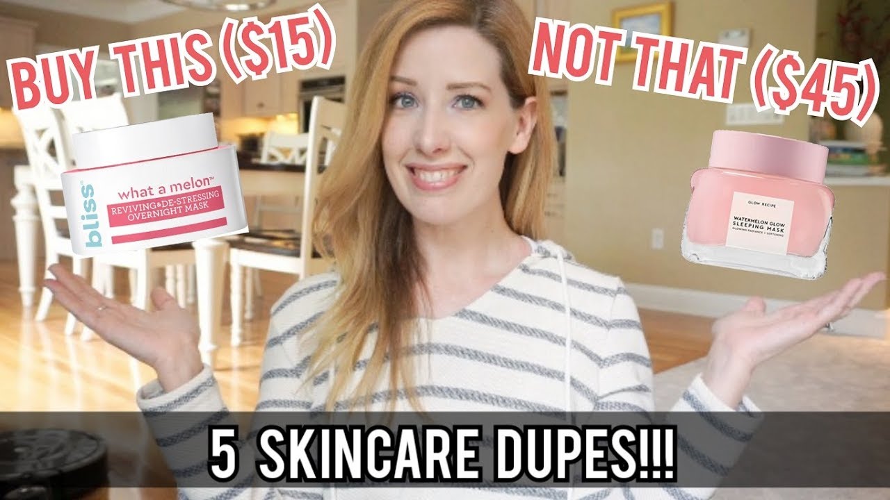5 SKINCARE DUPES! BUY THIS, NOT THAT! YouTube