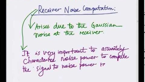 Mod-01 Lec-38 Link Budget Analysis