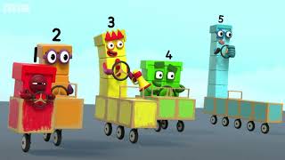 Numberblocks Race Against the Clock Escaping the Castle | numberblocks fanmade