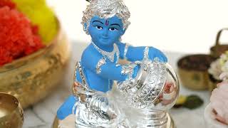 Lord Krishna Idol | Handcrafted Laddu Gopal Murti | Baby Krishna Statue For Home Decor | Idolkart