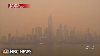 90 million Americans under air quality alerts due to Canadian wildfire smoke