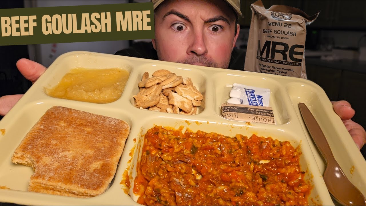 Beef Goulash MRE Meal Review 𓎩