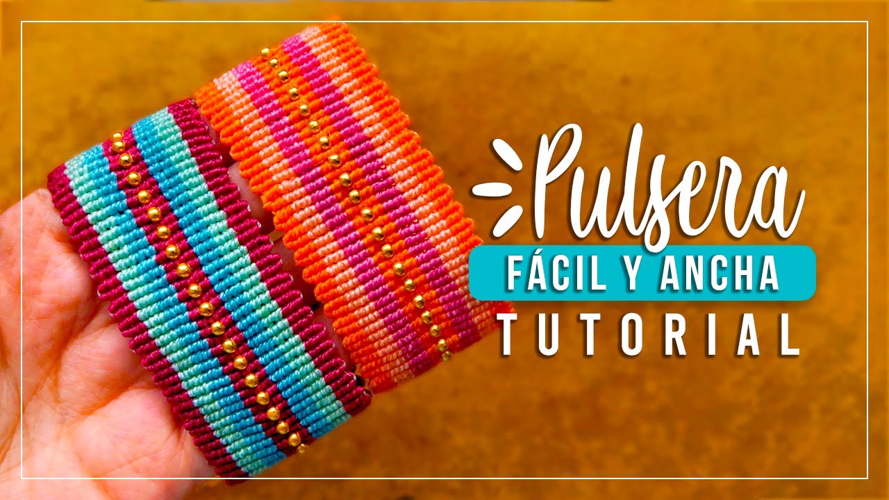 Cómo hacer pulsera de hilo fácil y rápida 29 ✨ Paso a Paso | DIY Macrame Friendship Bracelet